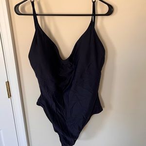 NWT J Crew scoop neck one piece swimsuit